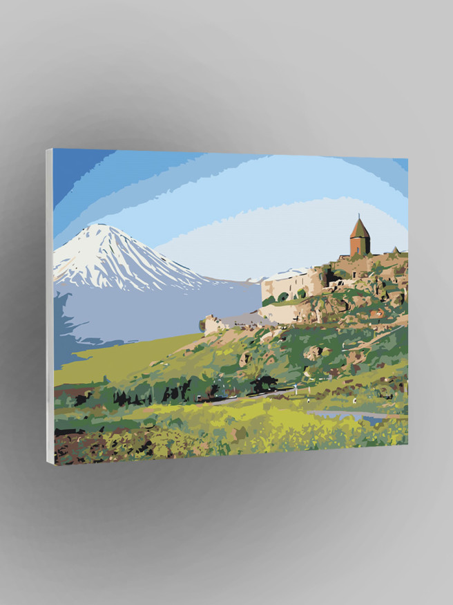 Raqamlar bo&amp;#039;yicha rasm &amp;quot;Ararat tog&amp;#039;i&amp;quot; 