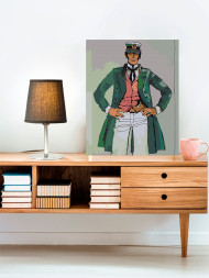 Raqamlar bo&#039;yicha rasm &quot;Moda yigit&quot;