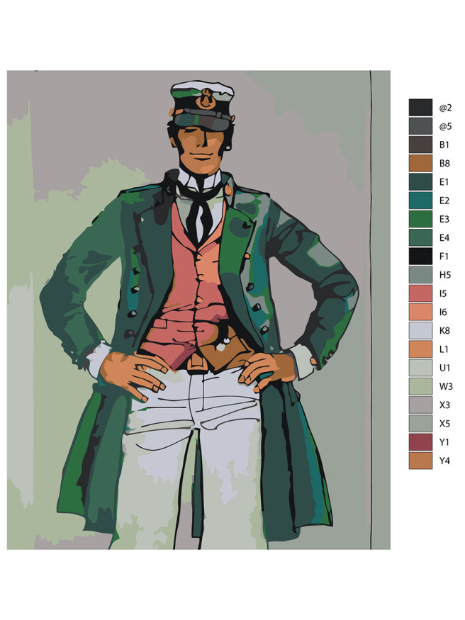 Картина по номерам &amp;quot;Модник&amp;quot;