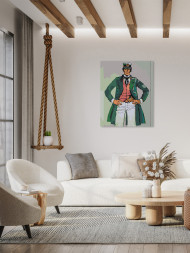 Raqamlar bo&#039;yicha rasm &quot;Moda yigit&quot;