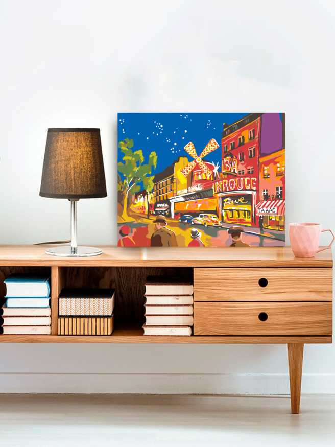 Картина по номерам &amp;quot;Ночной город&amp;quot;