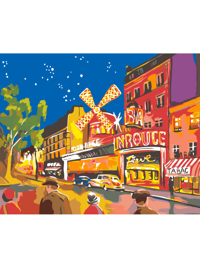 Картина по номерам &amp;quot;Ночной город&amp;quot;