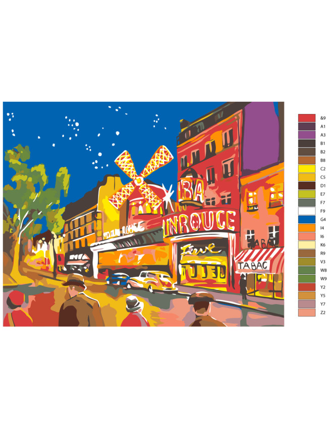 Картина по номерам &amp;quot;Ночной город&amp;quot;