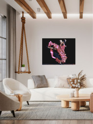 Картина по номерам &amp;quot;Девушка в танце&amp;quot;