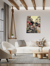 Картина по номерам &amp;quot;Ресторан в городе&amp;quot;