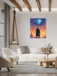 Картина по номерам &amp;quot;Воин&amp;quot;