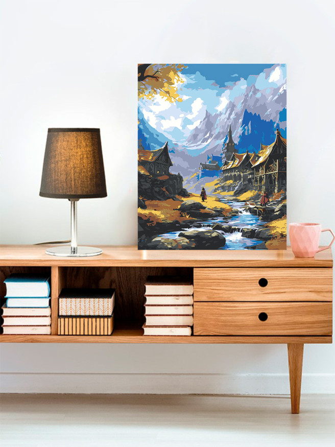 Raqamlar bo&amp;#039;yicha rasm &amp;quot;Go&amp;#039;zal tabiat&amp;quot;