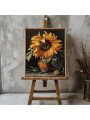 Постер на холсте &amp;quot;Подсолнух в вазе&amp;quot;