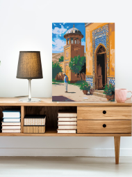 Картина по номерам "Двор старого медресе"