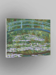 Raqamlar bo&#039;yicha rasm &quot;Klod Mone - Nilufarli hovuz (Yapon ko&#039;prigi)&quot;