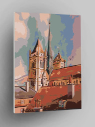 Raqamlar bo'yicha rasm "Peshindan keyin shaharda"