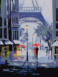 Raqamlar bo&#039;yicha rasm &quot;Fransiya ko&#039;chalari&quot;