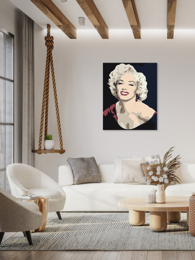 Картина по номерам &amp;quot;Мэрилин Монро&amp;quot;