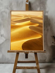Holstga bosilgan poster &quot;Cho‘lning oltin qum tepalari&quot;