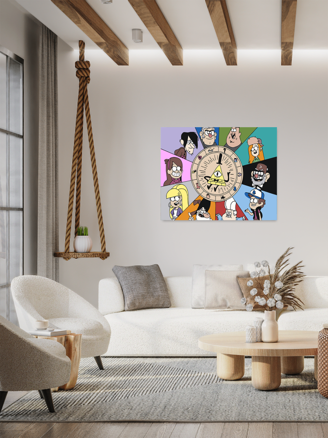 Raqamlar bo‘yicha rasm &amp;quot;Gravity Falls&amp;quot;