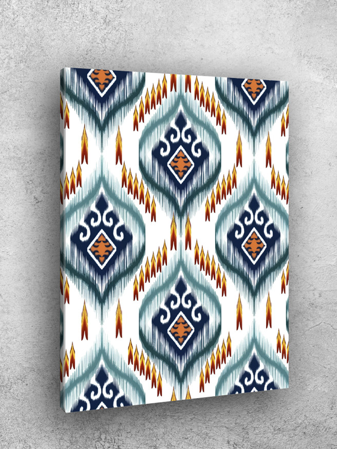 Holstga bosilgan poster &amp;quot;Sharqona oloviy naqshlar&amp;quot;