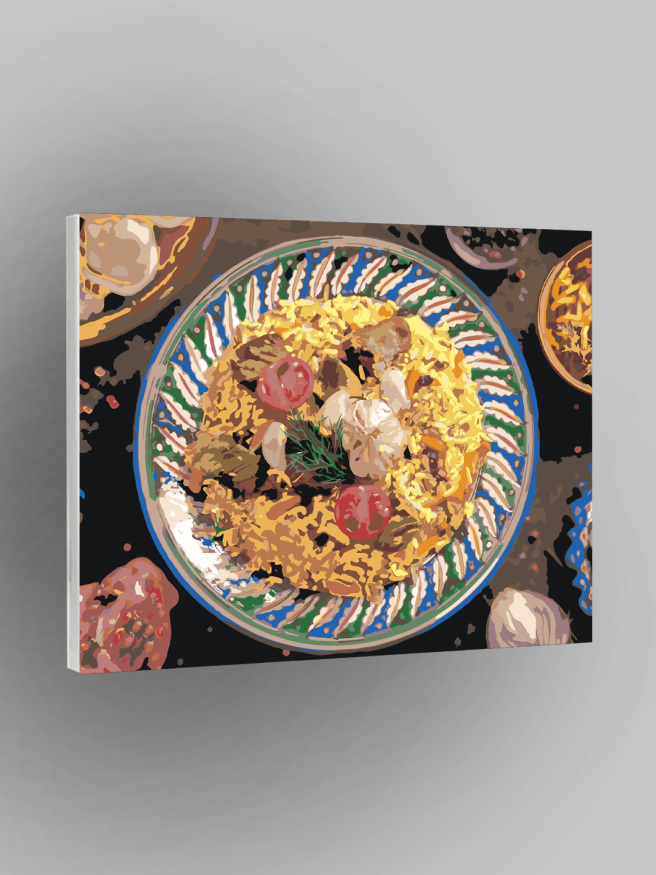 Картина по номерам &amp;quot;Узбекский плов&amp;quot;