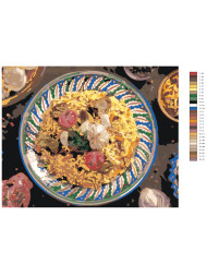 Картина по номерам &amp;quot;Узбекский плов&amp;quot;