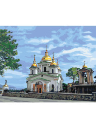 Картина по номерам "Церковь"