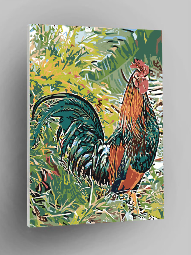 Raqamlar bo&amp;#039;yicha rasm &amp;quot;Xo&amp;#039;roz&amp;quot;