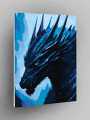 Картина по номерам &amp;quot;Синий дракон&amp;quot;