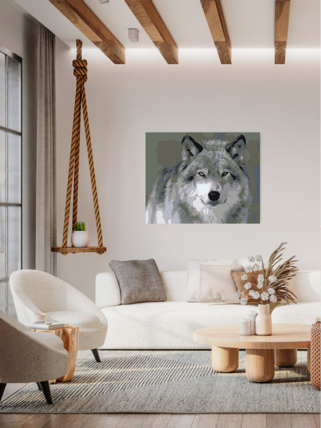 Картина по номерам &amp;quot;Волк&amp;quot;