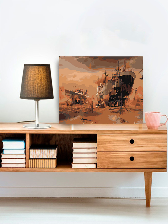 Raqamlar bo&amp;#039;yicha rasm &amp;quot;Katta kema&amp;quot;