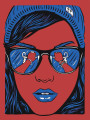 Картина по номерам &amp;quot;Девушка в очках&amp;quot;