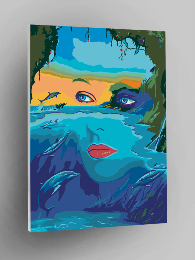 Raqamlar bo&amp;#039;yicha rasm &amp;quot;Dengiz bilan birlashish&amp;quot;