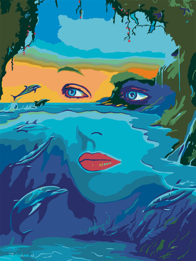 Raqamlar bo&amp;#039;yicha rasm &amp;quot;Dengiz bilan birlashish&amp;quot;