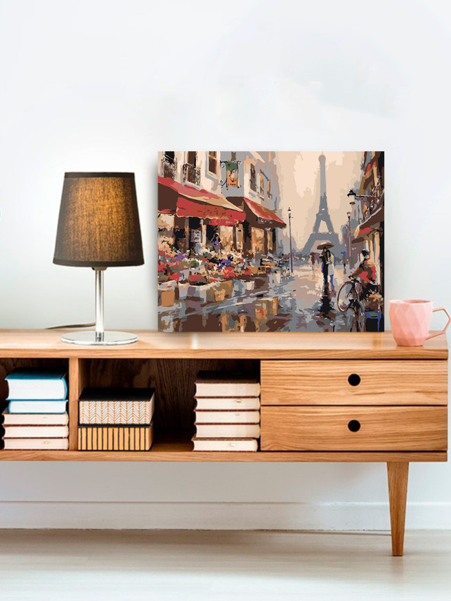 Картина по номерам &amp;quot;Улица в Париже&amp;quot;