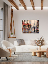 Картина по номерам &amp;quot;Улица в Париже&amp;quot;