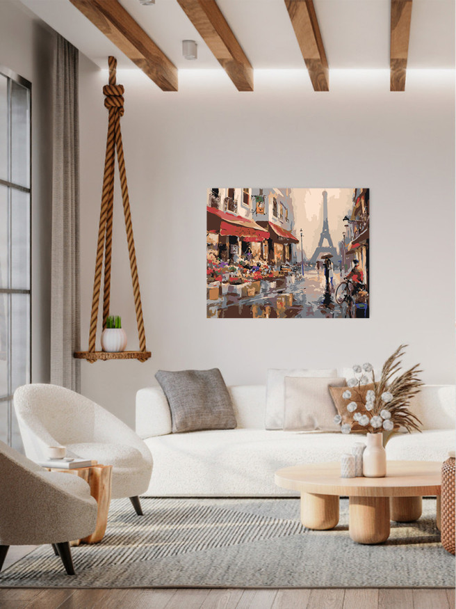 Картина по номерам &amp;quot;Улица в Париже&amp;quot;