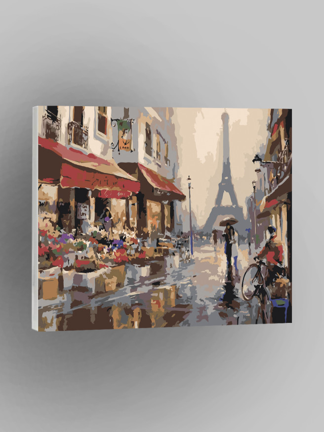 Картина по номерам &amp;quot;Улица в Париже&amp;quot;