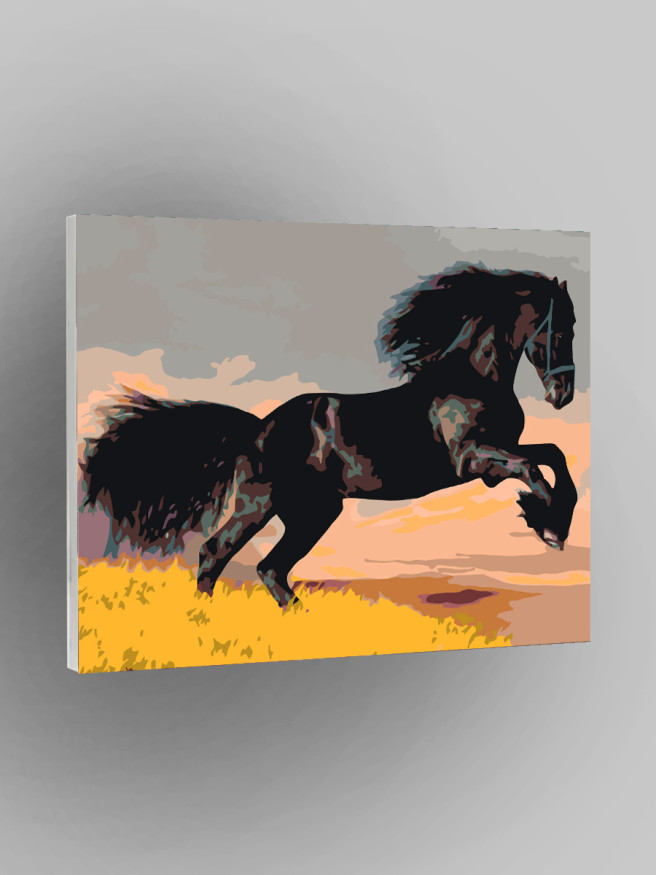 Raqamlar bo&amp;#039;yicha rasm &amp;quot;Yugurayotgan ot&amp;quot;