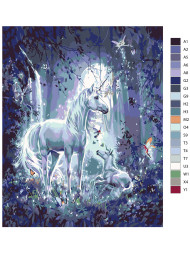 Raqamlar bo&#039;yicha rasm &quot;Yakkashoxlar oilasi&quot;