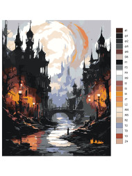 Raqamlar bo&#039;yicha rasm &quot;Qulflash&quot;