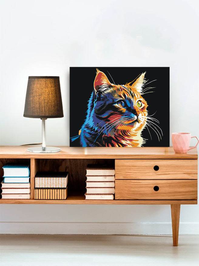 Картина по номерам &amp;quot;Рыжий котик&amp;quot;