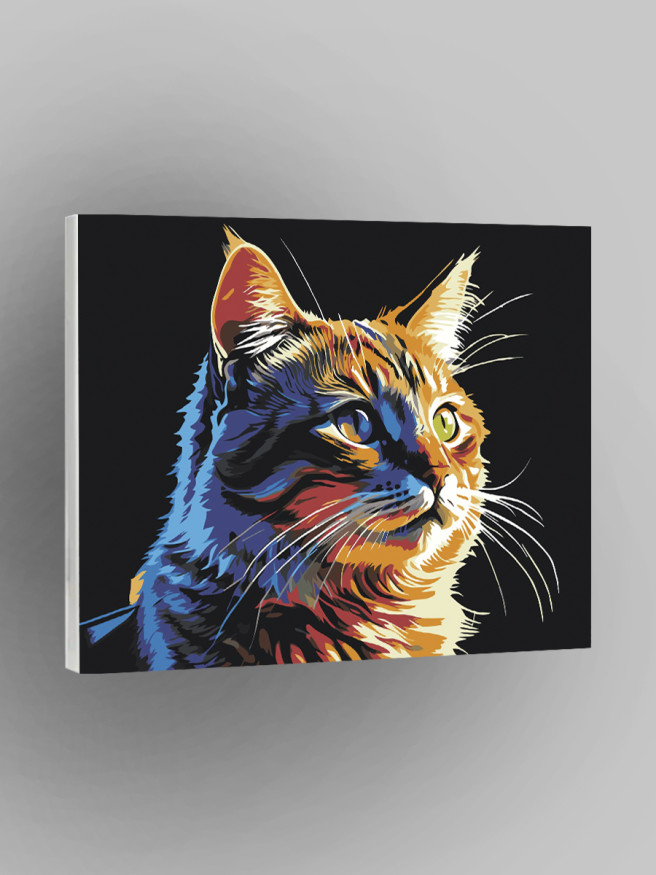 Картина по номерам &amp;quot;Рыжий котик&amp;quot;