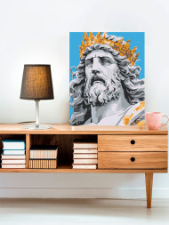 Картина по номерам "Мужчина с короной"