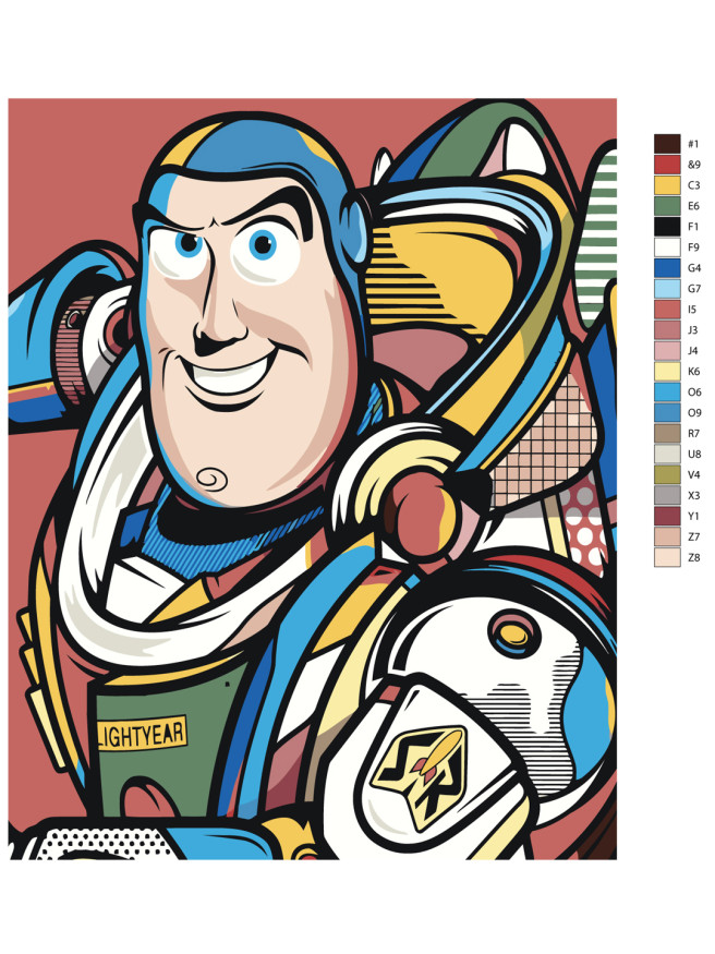 Raqamlar bo‘yicha rasm &amp;quot;O‘yinchoqlar tarixi&amp;quot;