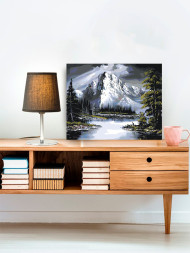 Raqamlar bo&#039;yicha rasm &quot;Ertak tog&#039;lari&quot; 