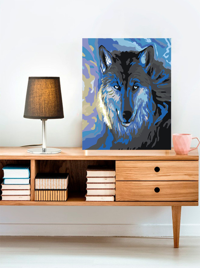Картина по номерам &amp;quot;Волк&amp;quot;