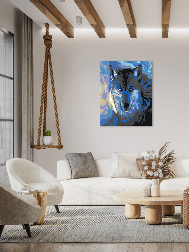 Картина по номерам &amp;quot;Волк&amp;quot;