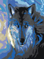 Картина по номерам &amp;quot;Волк&amp;quot;