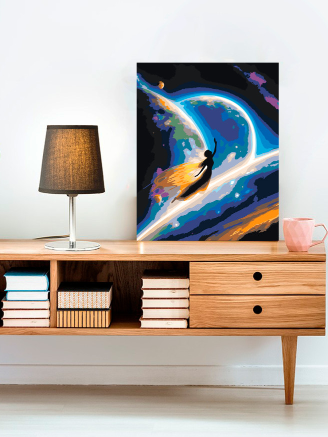 Raqamlar bo&amp;#039;yicha rasm &amp;quot;Samodagi pari&amp;quot;