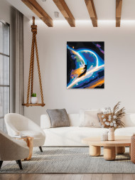 Raqamlar bo&#039;yicha rasm &quot;Samodagi pari&quot;