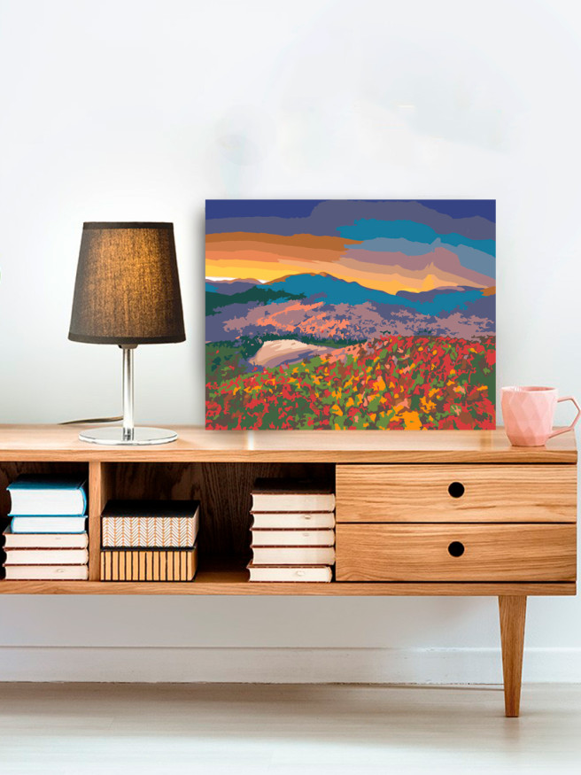 Картина по номерам &amp;quot;Цветочное поле&amp;quot;