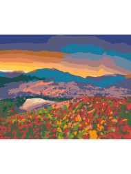 Картина по номерам &amp;quot;Цветочное поле&amp;quot;