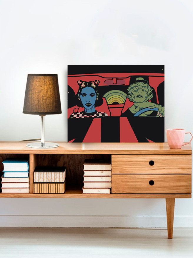 Картина по номерам &amp;quot;Такси&amp;quot;